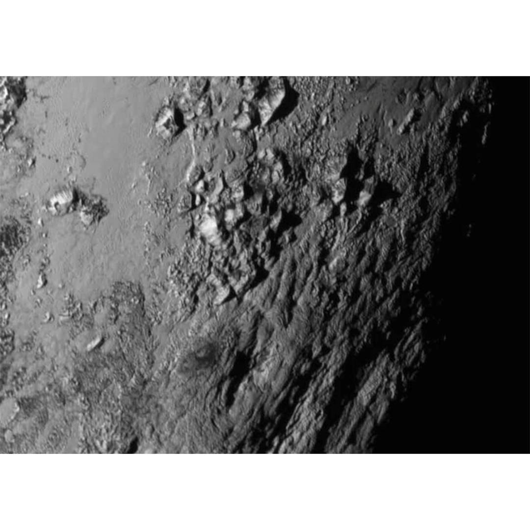 50 Miles on Pluto #nasa #apod #apl  #pluto #planet #newhorizons #spacecraft #probe