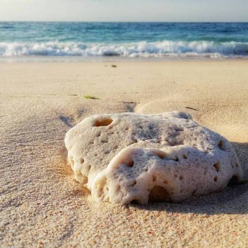 Let the waves hit my feet, and the sand be my seat . . . . . #verenanatasia #indonesia #indonesiatim