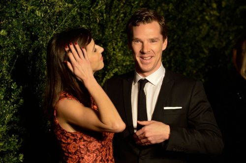 Benedict Cumberbatch and Sophie Hunter at the 60th London Evening Standard Theatre Awards at the Lon