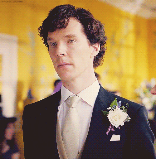 amygloriouspond:   Gratuitous Sherlock GIFs  John bouncing around Sholto like a puppy,