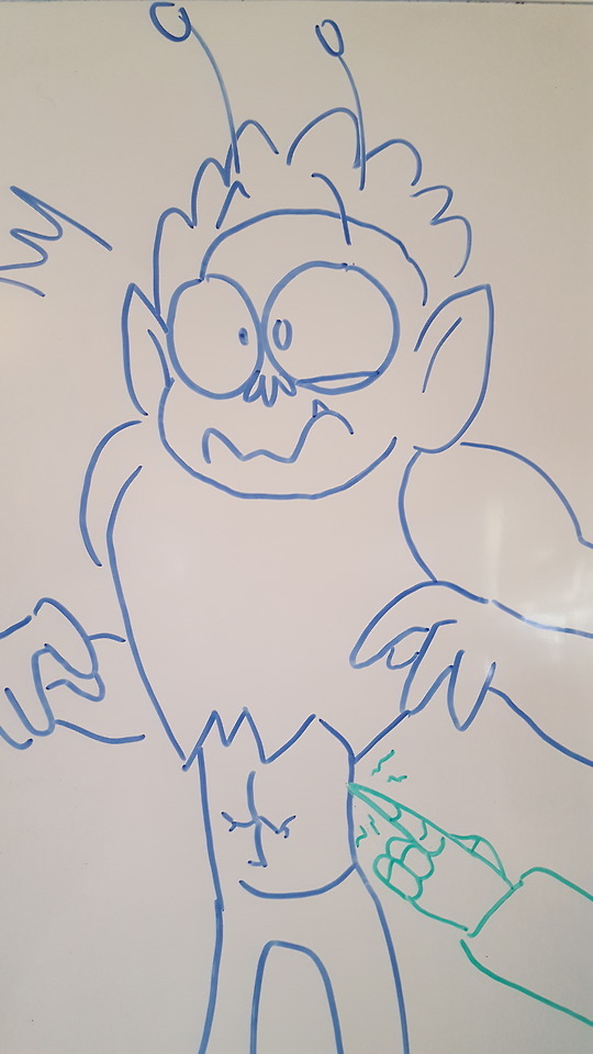 Day 30: Jolt I Still Can't Draw Sparko. But As It Turns Out, I Can't Draw A Taze, Either.