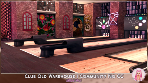 mikkimur-sims:Club Old Warehouse | Sims 4 No CC | Клуб Старое ХранилищеYou can watch video tour on m