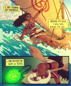 thatsthat24:  sabcin:“I am Moana of Motunui. Aboard my boat, I will sail across the sea, and restore the heart of Te Fiti.” YES!