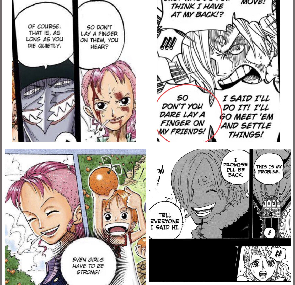 Can Not Handle Dumb People Sanji Nami S Past And Bellemere The Parallels