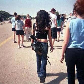 XXX defense-weaponry:  Girls with Guns, part photo