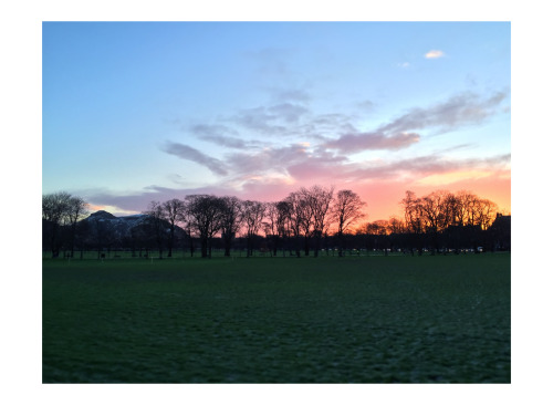 Sunrise Over the Meadows (Edinburgh, 2015)