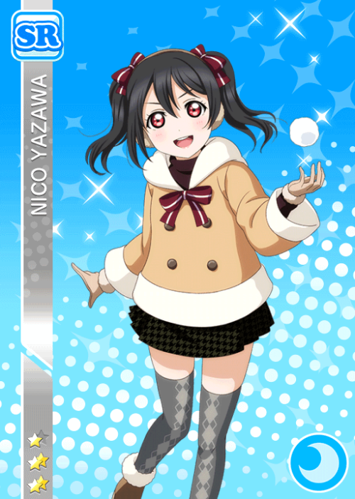 Fun in the Snow Kotori and Nico - event cards