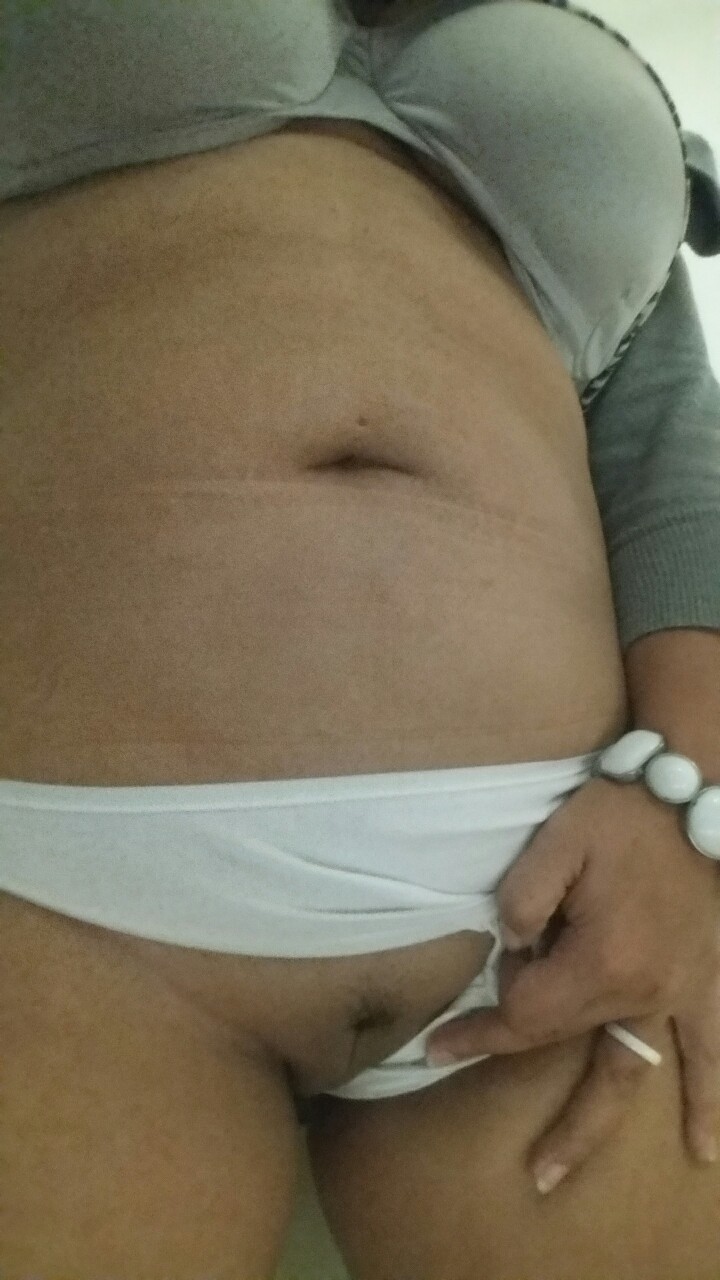sexitime420:  Hubby loved my lil white panties, he had to bed me over the bed for