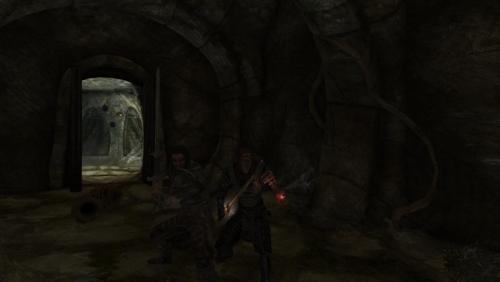 ~Walking my woof in Dustman’s CairnUsing Dawnbreaker as a vampire might not be my smartest move, but