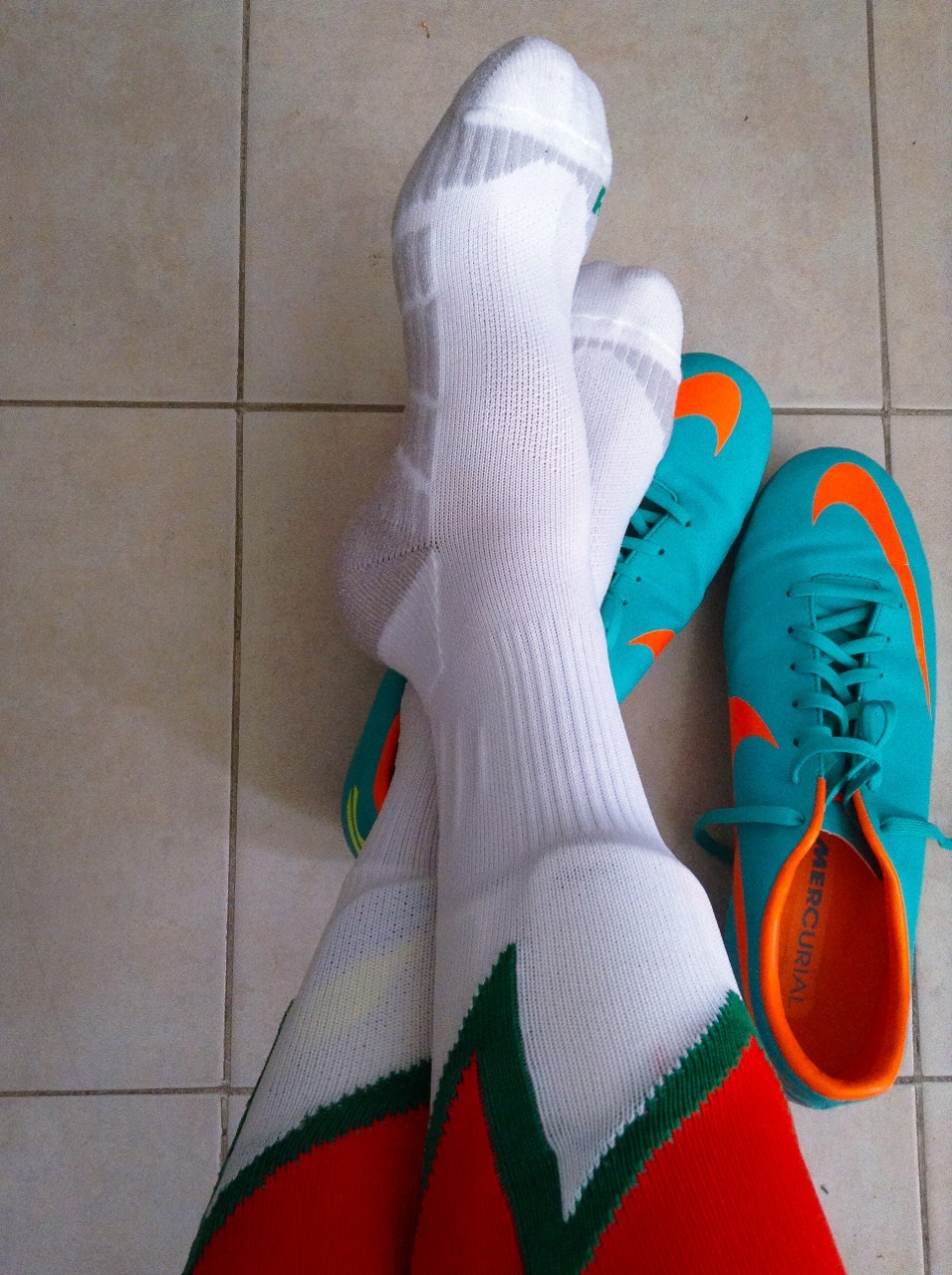 footballsocksmx:  Starting the World Cup with a brand new pair of awesome soccer