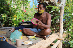   Mekeo Dancers, Preparing And Dancing At The Tep Tok Preview At The Png National