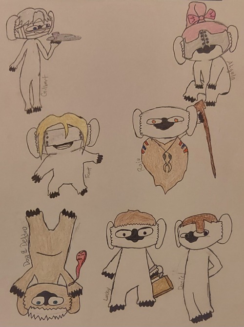 Sonic Speed Monkey AU Doodles!