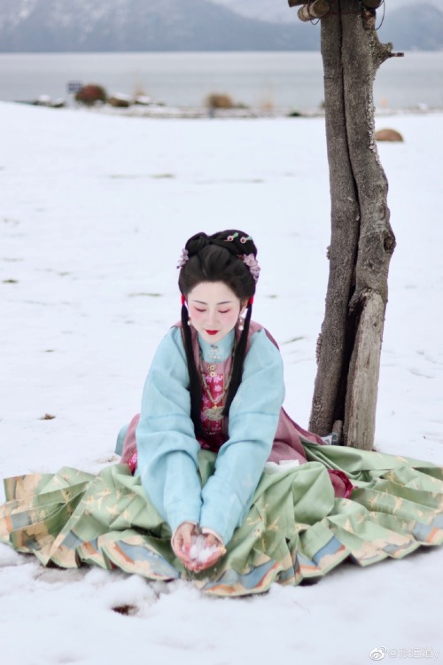 chinese hanfu for winter 