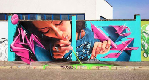 Playful and interactive street art by Caiffa CosimoBased in Milan, Italy, street artist Caiffa Cosim