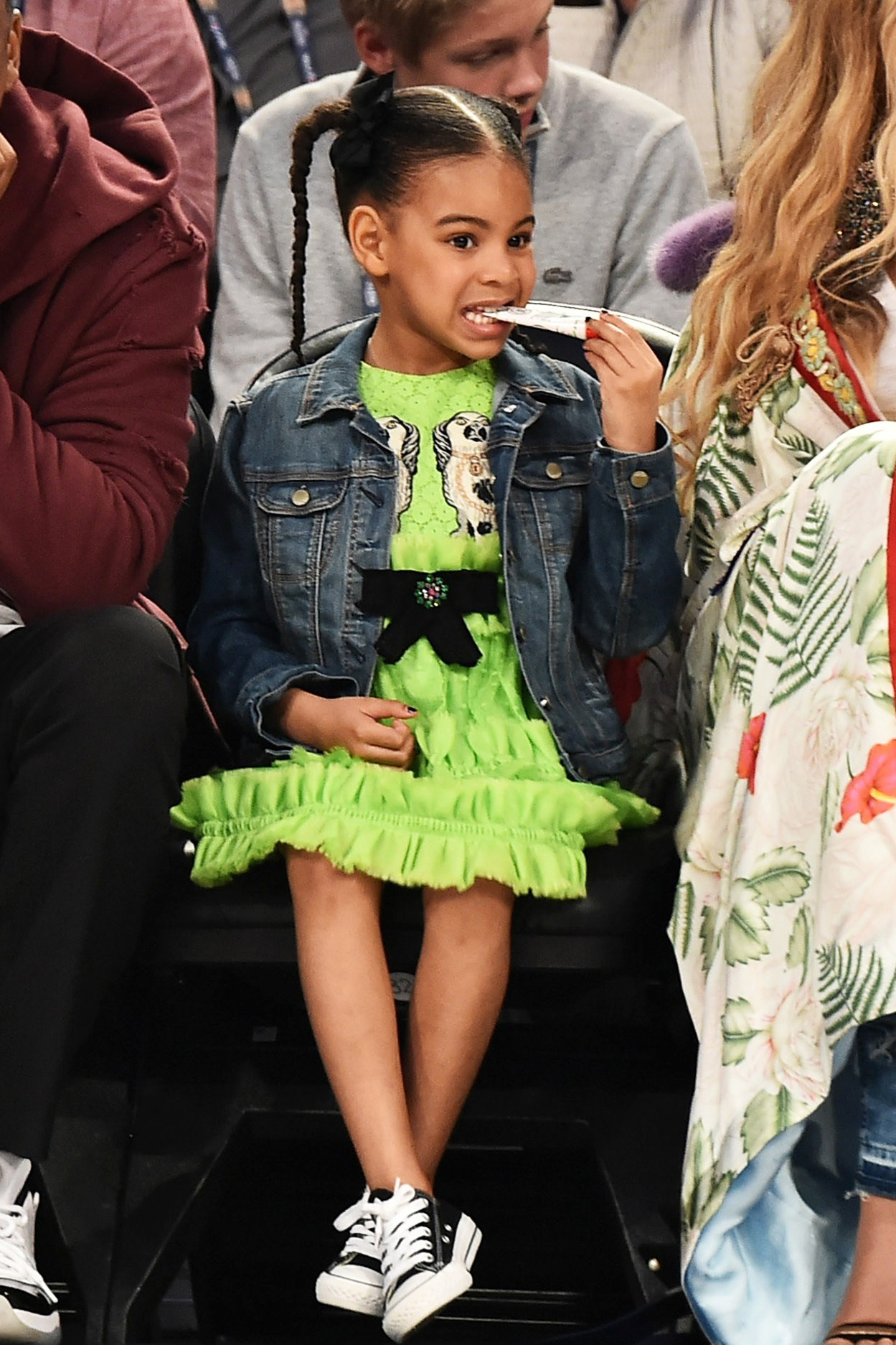 beyhive4ever:  Blue Ivy at the NBA All-Star Game (February 19, 2017)