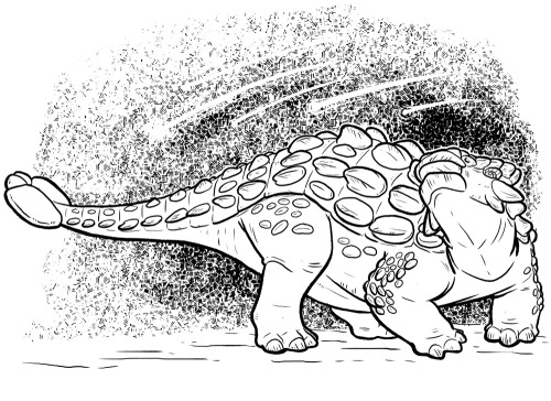 I’m a real paleoartist now! I have 19 illustrations of various extinct animals in the upcoming book,