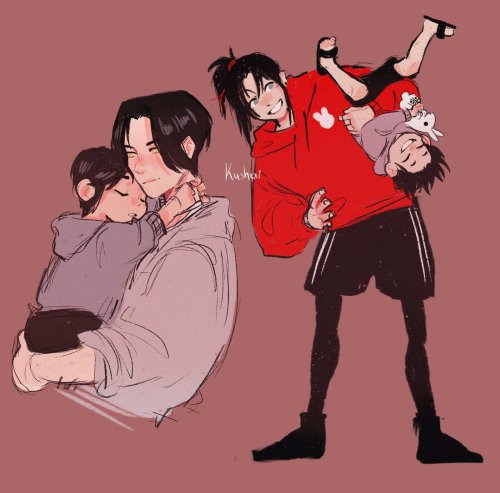 Modern au Wangxian family!!