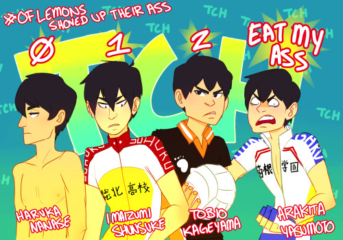 sugimoo:  deckitout:  arakita is a gift to this sports trope honestly  treyner 
