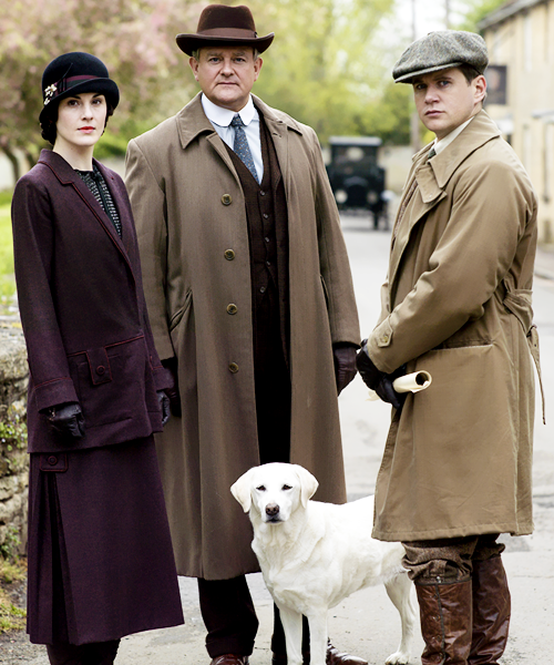 foooolintherain:  Mary Crawley, Robert Crawley, Tom Branson & Isis for Downton Abbey s5 [x] 
