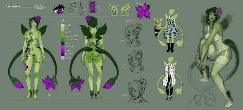 konohanasbotanicals:  As I posted before in honor of my character being a whole year older she got an updated ref sheet (let the gift art flow jk) this is a larger and unwatermarked version. If you want to know more about her just ask her yourself!  Konoh