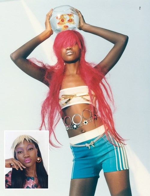 worldwidefashion: ‘Softcore Jukebox’ Eniola Abioro by Hanna Moon for DAZED — Winte