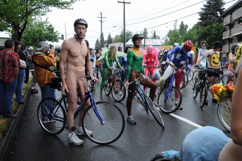 Nude bike race dangler