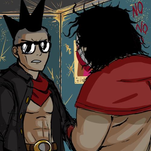 egodraws: “Get the hell away from me, man!”I truly enjoyed drawing this scene despite ho