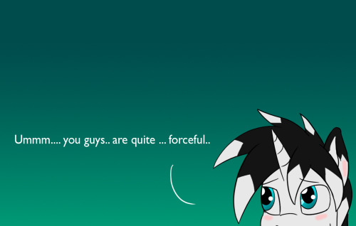 taboopony:  im.. know I seem confident a lot of the time…but dont forget im kinda bad with new people, I mean…tumblr shackled me to the floor for a week to make me start talking to people  D'aww x3