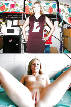 Wiveswideopen:  This Is Kristy Ely Lacrosse Cheerleader From Wisconsin University.