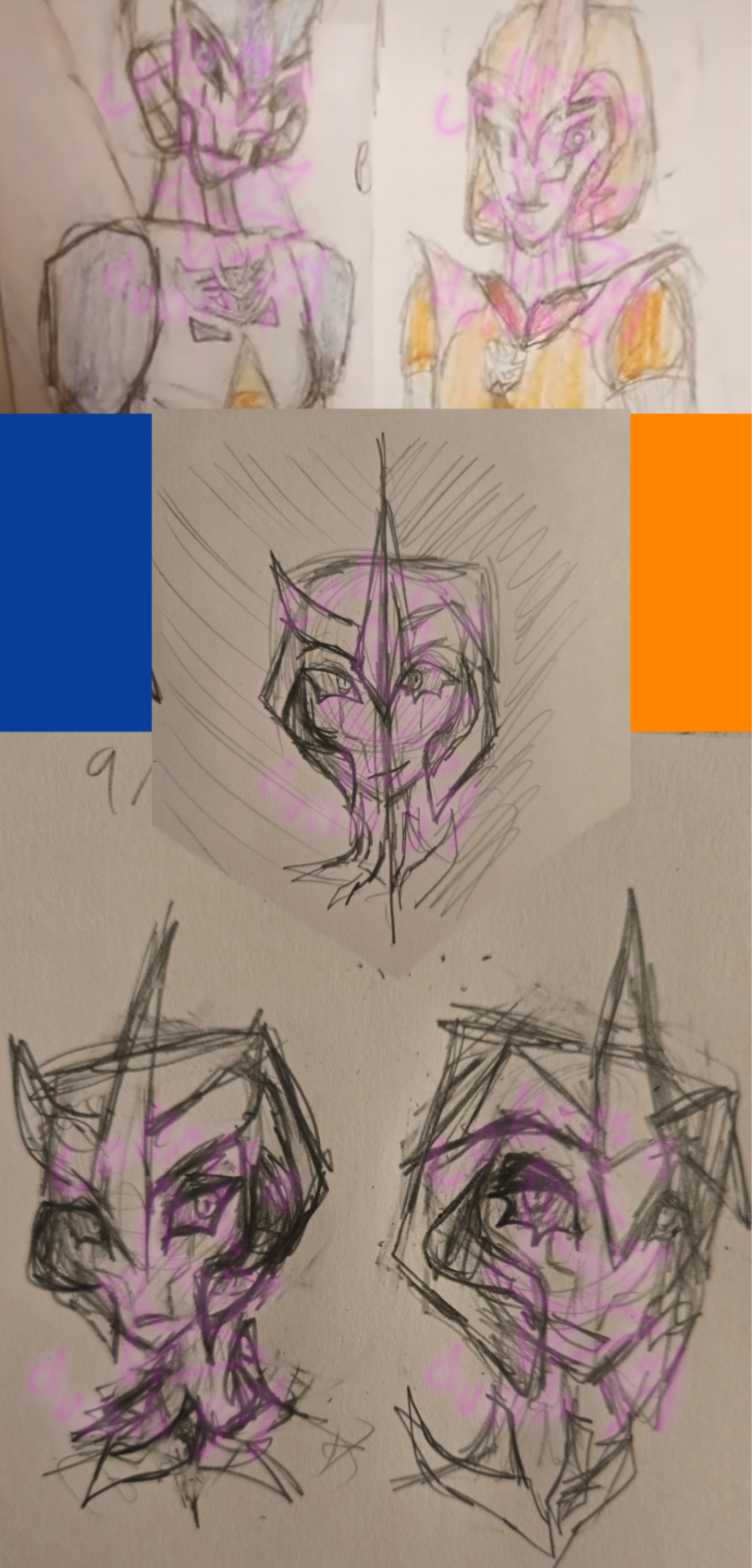 Redrew/slight Redesign Of Old Transformers Ocs. Specifically TFP. I Think You Can Kinda Tell The Orignal