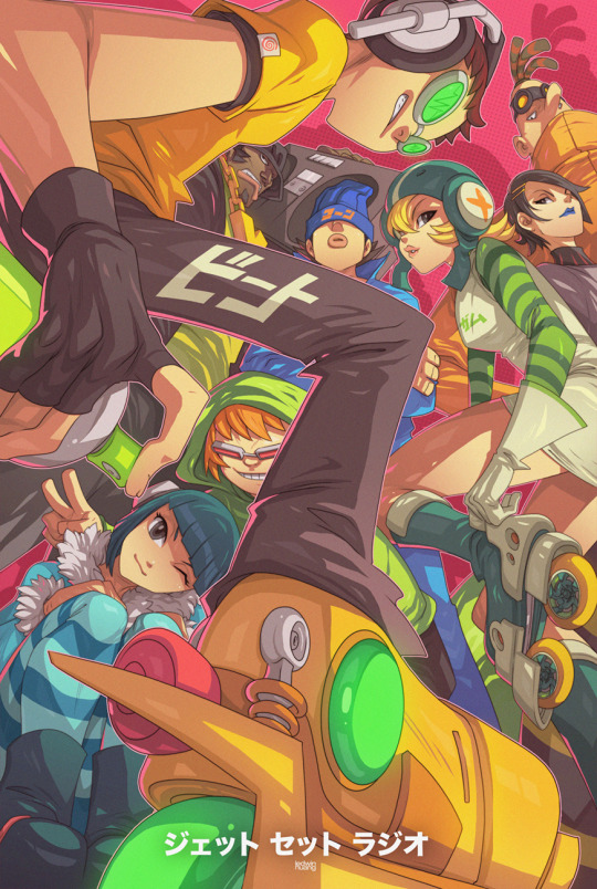 edwinhuang:My Jet Grind Radio illustration print is now available online at www.ironpinky.storenvy.com