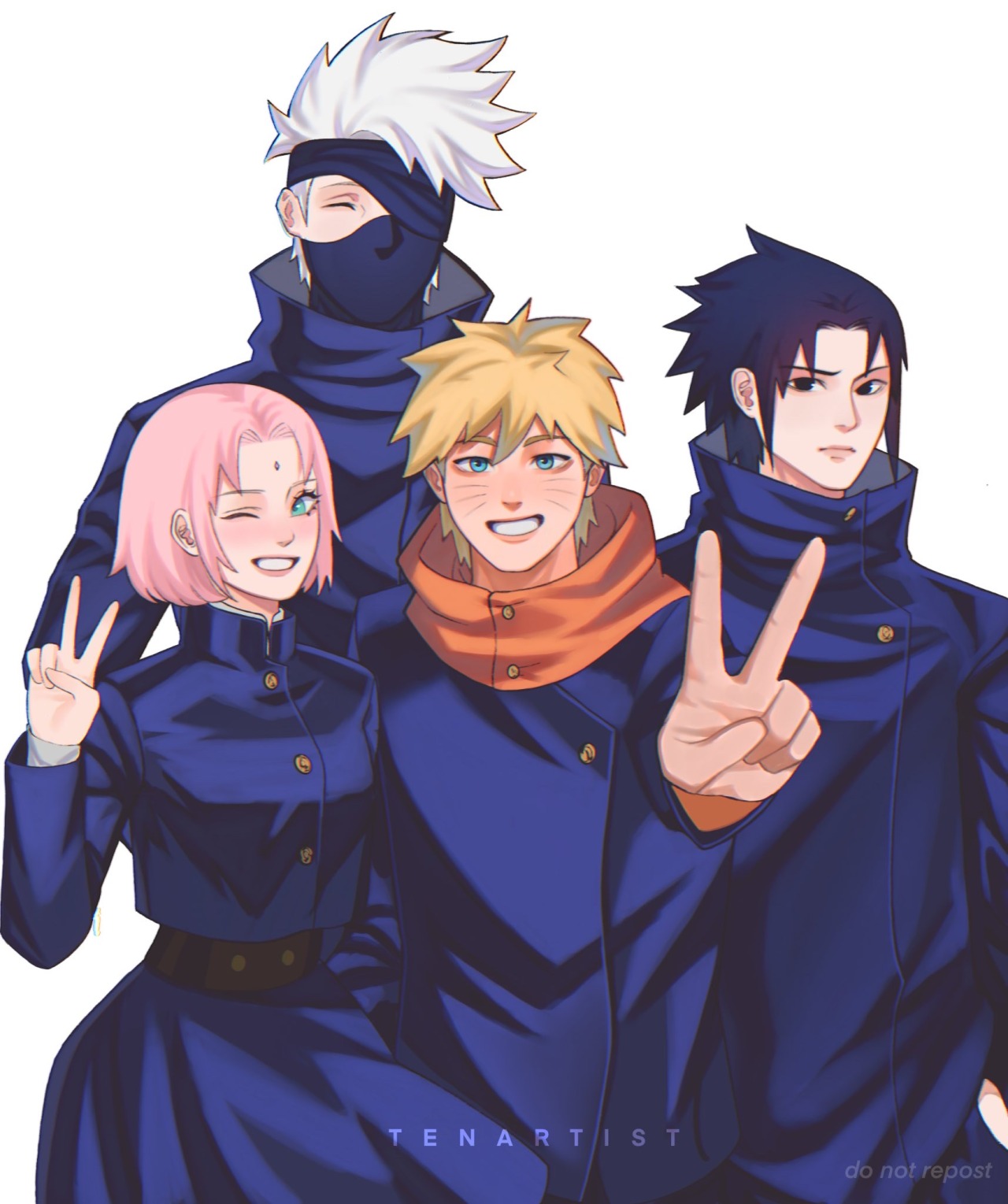 Team 7 after Timeskip azvüounüsädf - Illustrations ART street