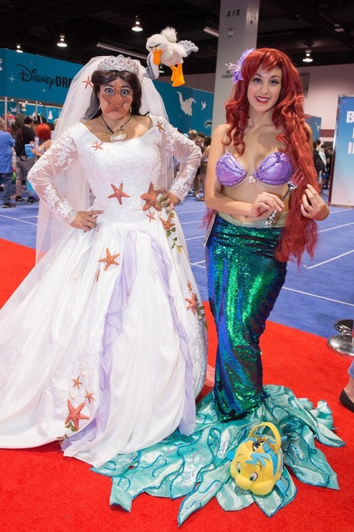 D23 Expo Wonderful Ariel &amp; Ursula Costumes