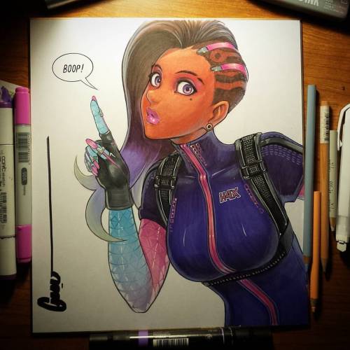 omar-dogan:#drawbreak in Mexico City !  I will bring this print with me ! #sombraaltuniform #sombra light H4X gear!