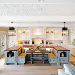 stylish-homes:  Kitchen island with built