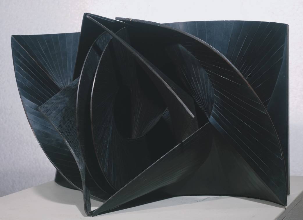 scandinaviancollectors:  Antoine Pevsner (1884‑1962), For the Facade of a Museum, 1943-44. Bronze.