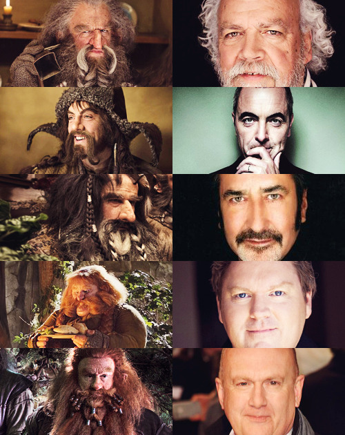 nightlyallaround:  the cast of THE HOBBIT 