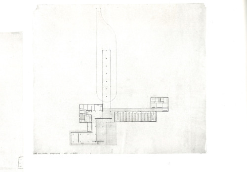 ryanpanos:  1:1 Model of Golf Course Clubhouse | Mies Van der Rohe | Robbrecht en Daem | Via In the rolling landscape around the former industrial German city of Krefeld, Robbrecht en Daem architecten have realized a temporary pavilion based on a design