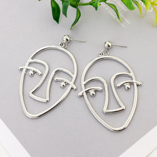 ihellofebruary: Fashion Exaggerated Abstract Human Face EarringsCheck out HERE20% OFF coupon code： t