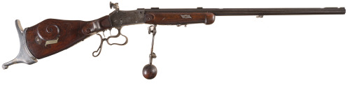 Martini Style Schuetzen Target Rifle by J. Blattmann of Waedenswyl, Switzerland, Late 19th century.f