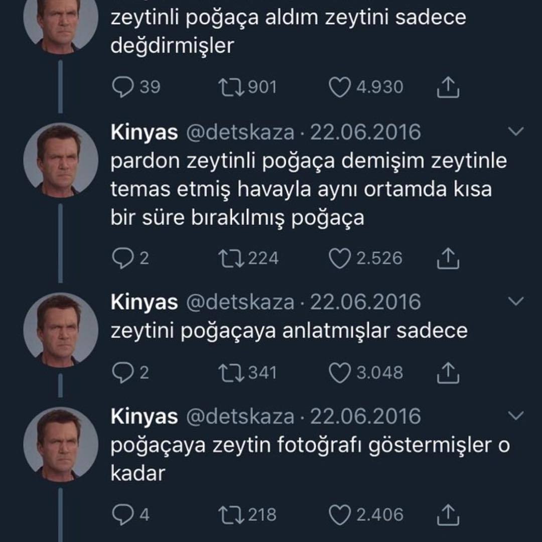 - Zeytinli poğaça aldım...