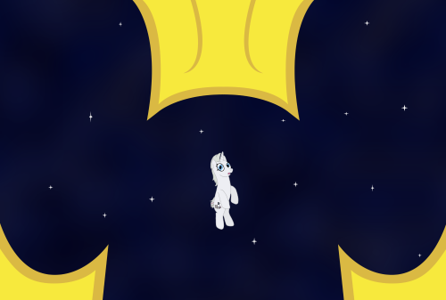 thedenofravenpuff:ask-four-inept-guardponies:I hope he likes lithobraking.Cute cameo of Star Shot in space X3 Much appreciated. x3!