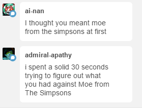thebuttkingpost:  luxtempestas:  badcharacterdesign:  moe is the worst, there is