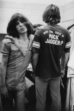 weinribs:    Mick Jagger leans on his stylist