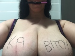 readmytits:  handofdaddy I am a K9 BITCH