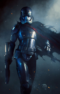 rhubarbes:  ArtStation - captain phasma, by Benny KusnotoMore about star wars here.