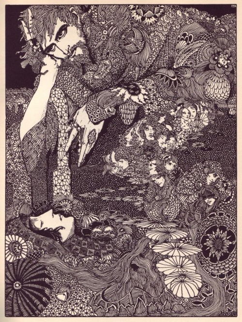 Henry Patrick Clarke, set of illustrations for Edgar Allan…