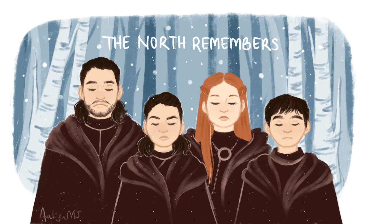 aaaliyaamj:  When the snows fall and the white winds blow, the lone wolf dies, but