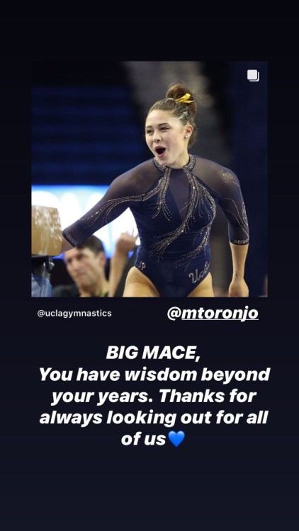 twoflipstwotwists: Kyla Ross addressing her senior class teammates  