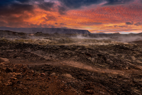 Krafla lava fields at Leirhnjúkur